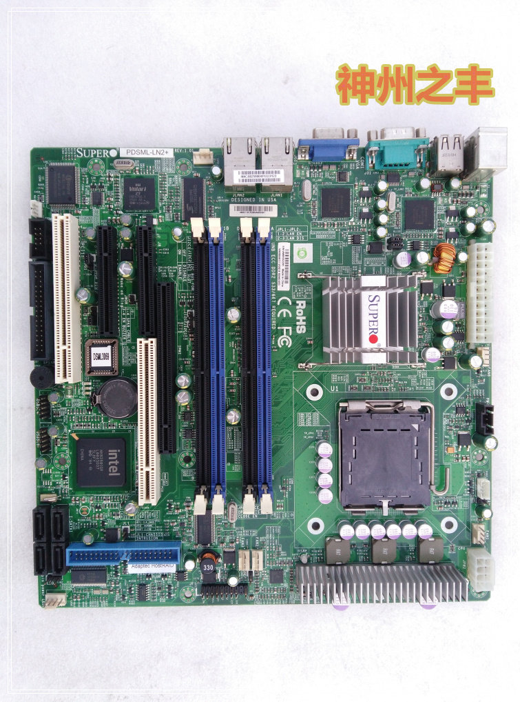 In stock original supermicro single-channel server motherboard PDSML-LN2 warranty for one year