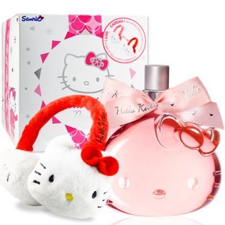 Hello Kitty party Colorful Winter Gift Box (Perfume 75ml Earmuffs)