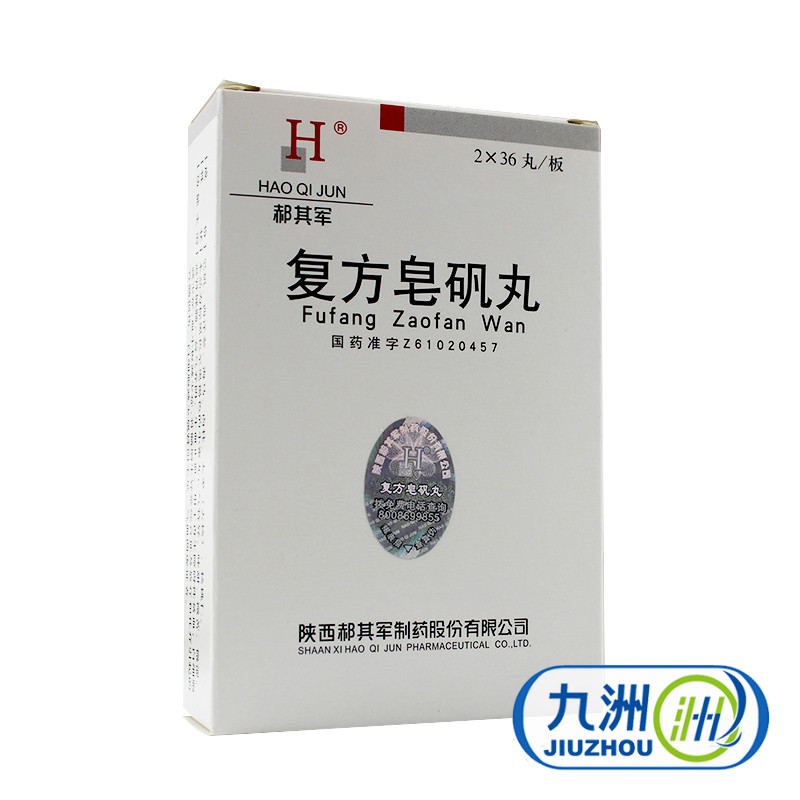 郝其军 复方皂矾丸 0.2g*72丸/盒
