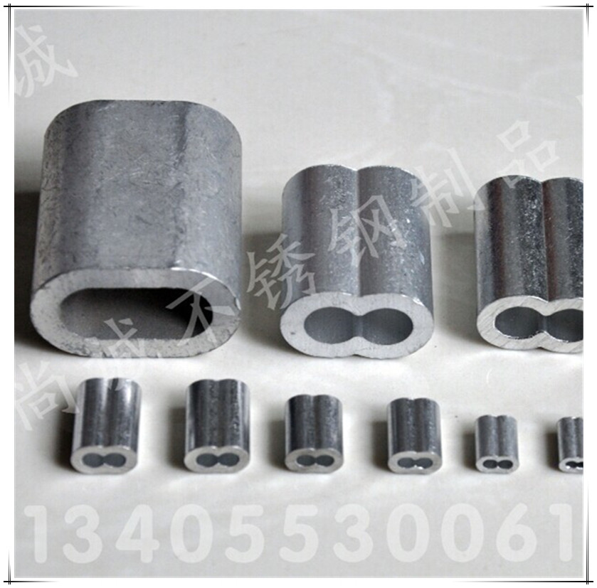 Manufacturers promote 8-shaped double-hole aluminum sleeve wire rope clip card head buckle lock U-shaped fixed simple tool M1 2M12