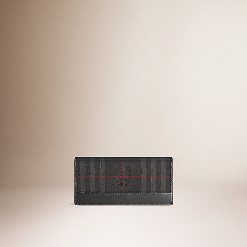 BURBERRY/博柏利Horseferry 格纹长款钱夹 39454891