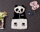 Mùa xuân và mùa thu quốc gia Hàn Quốc Trẻ em Panda Vest Trẻ em Quần áo Hoạt hình Vest Cha mẹ Panda Masts áo gile cho bé giá tốt Áo ghi lê