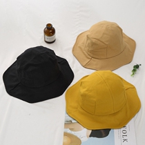 Hat female summer sunscreen travel sun hat Korean wave wave edge Japanese fashion cute hat Joker fisherman hat