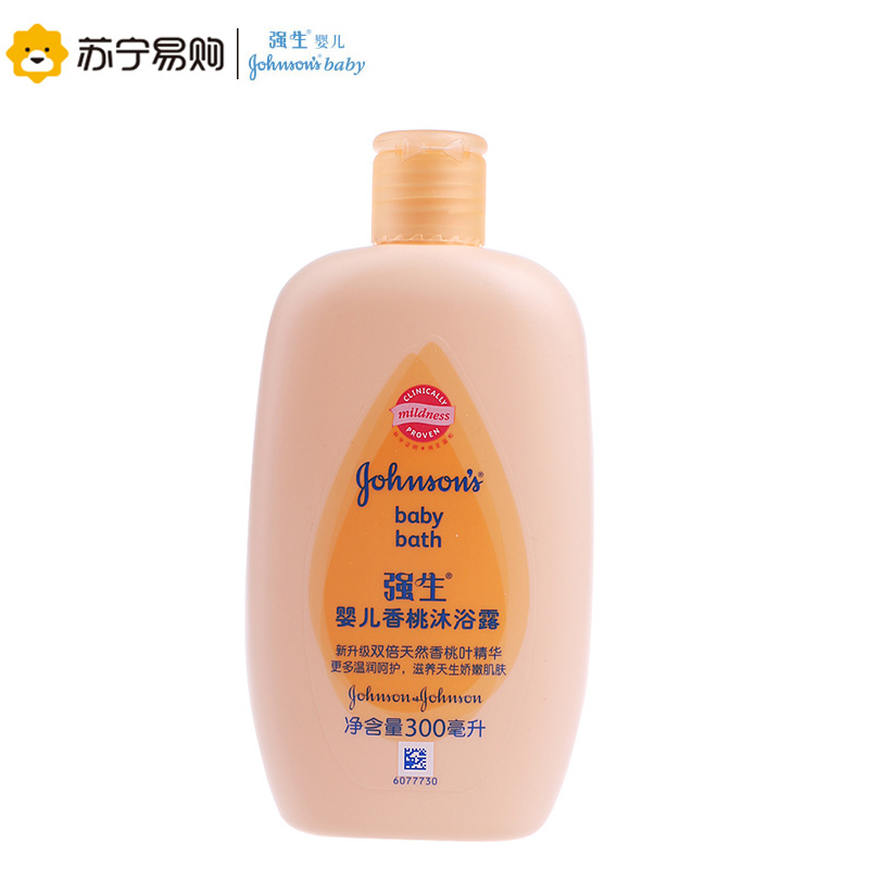 【苏宁易购】强生 婴儿香桃沐浴露300ml