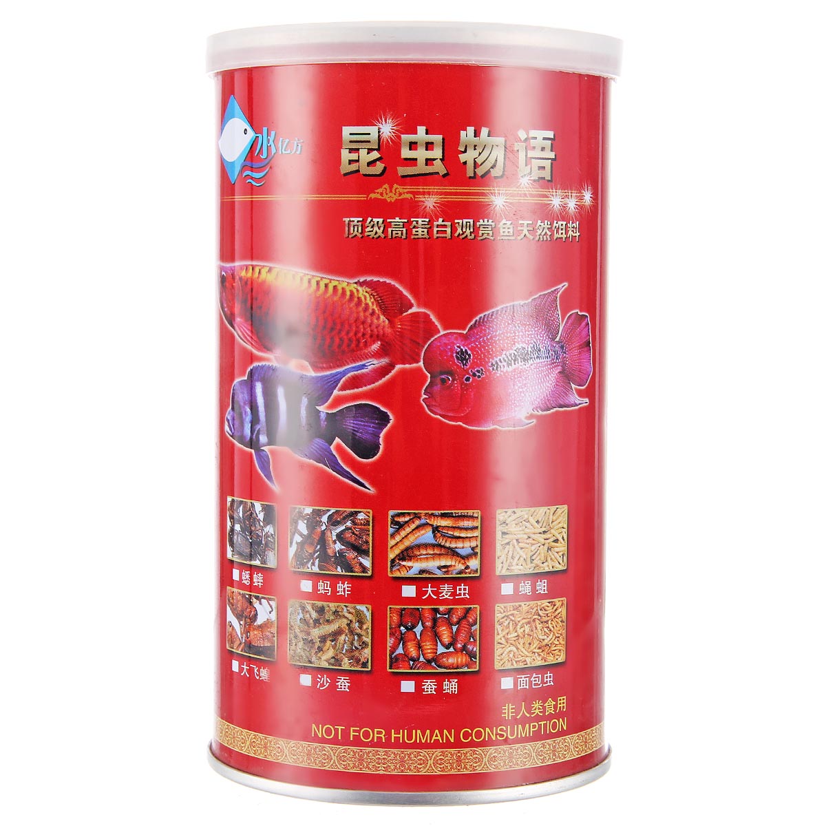 波奇网 水亿方昆虫物语面包虫龙鱼罗汉地图血鹦鹉仓鼠饲料50G
