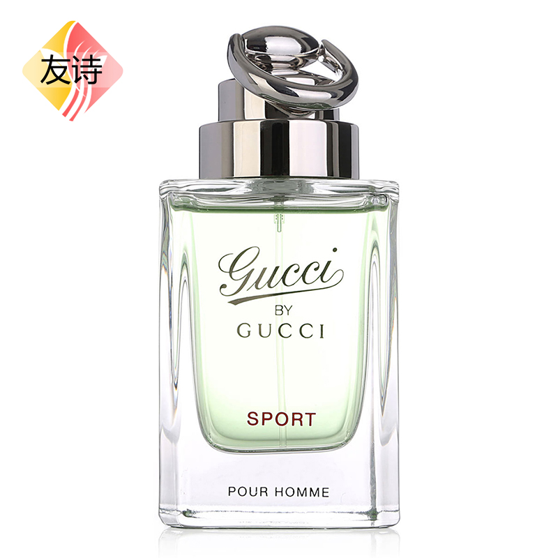 Gucci/古奇古驰同名经典Sport男士运动淡香水30/50/90ml花果味