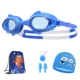 Kính lặn trẻ em chuyên nghiệp Kính râm phẳng chống sương mù chống nước HD trẻ em kính bơi nam và nữ phổ thông - Goggles