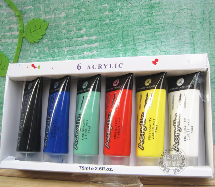 Featured French brand safe acrylic paint acrylic set stone wood leaf cloth graffiti DIY childhood