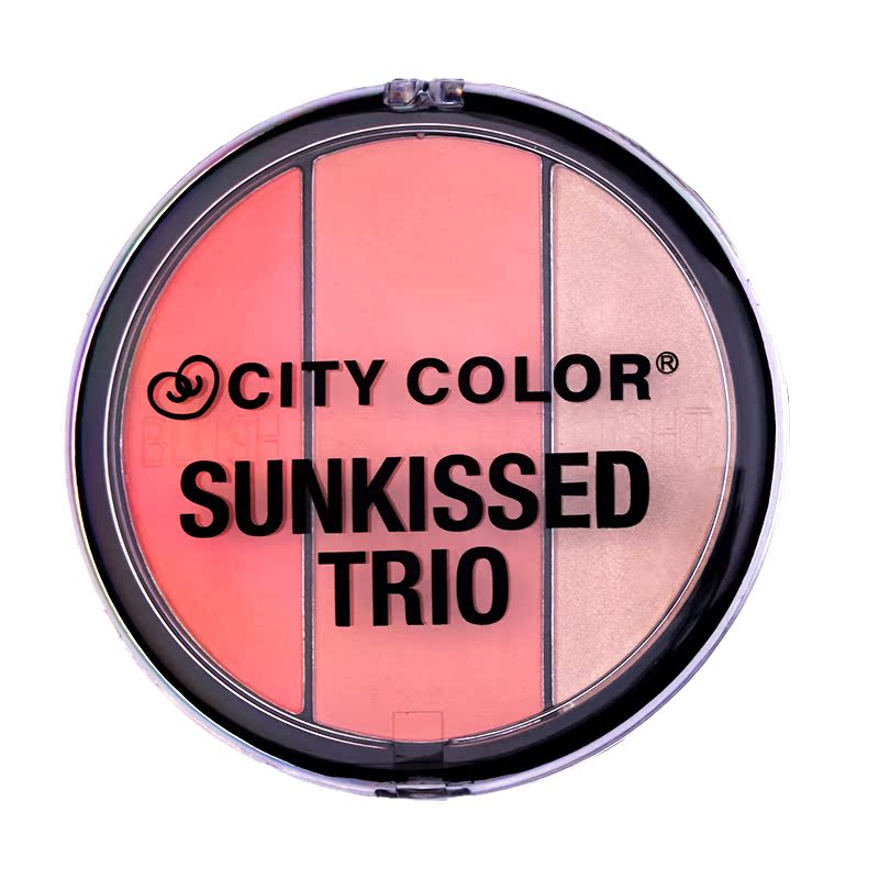 city colorHOT甜醺 光感颊彩盘 一款多用 防水裸妆