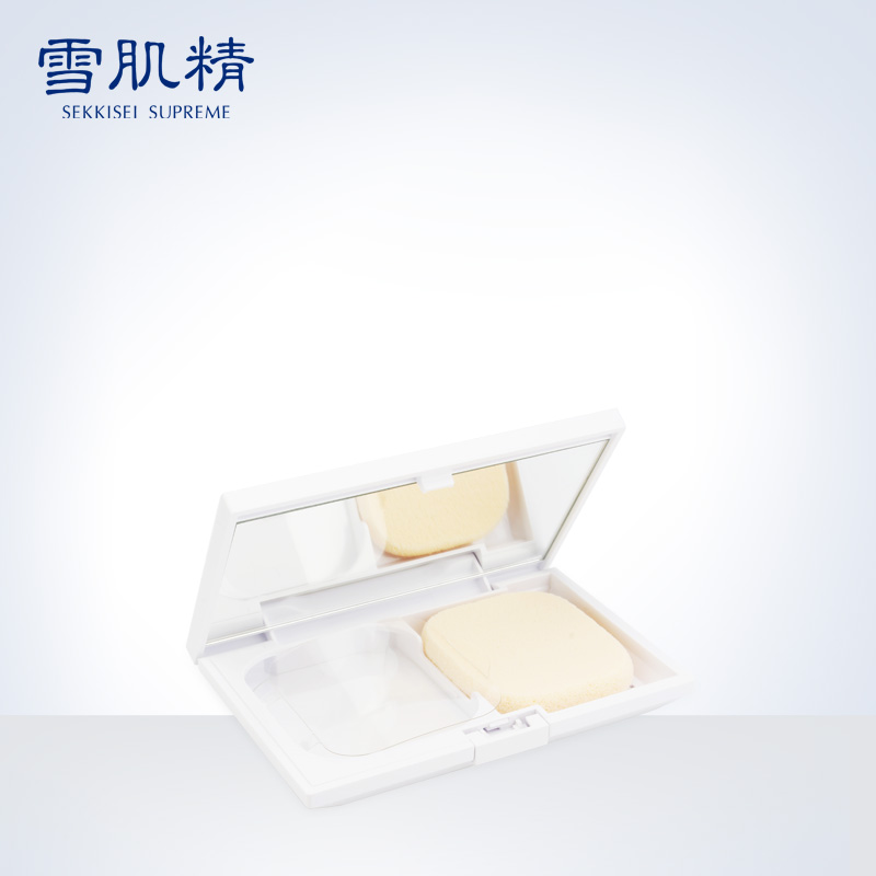 【丽人丽妆】雪肌精纯怡雪印粉盒 含粉扑 官方直售