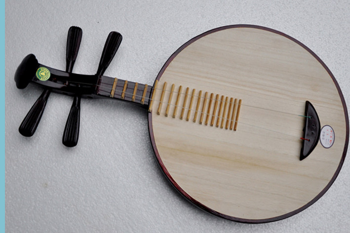 Manufacturer Direct Sales Color Wood Moon Qin Hardwood Musical Instrument Special Price Buy to earn to send a violin strings plucctation monthly violin bag 