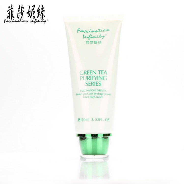 菲莎妮丝绿茶净妍洁肤霜100ML原名洗颜霜控油洗面奶洁面乳