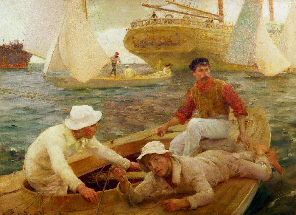 K294 (UK) Henry Scott Tuke Oil Painting Gallery