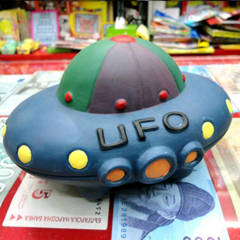 2016-3-29=8cm high-14cm wide-flying saucer-diy animation cartoon handicraft latex plaster like mold