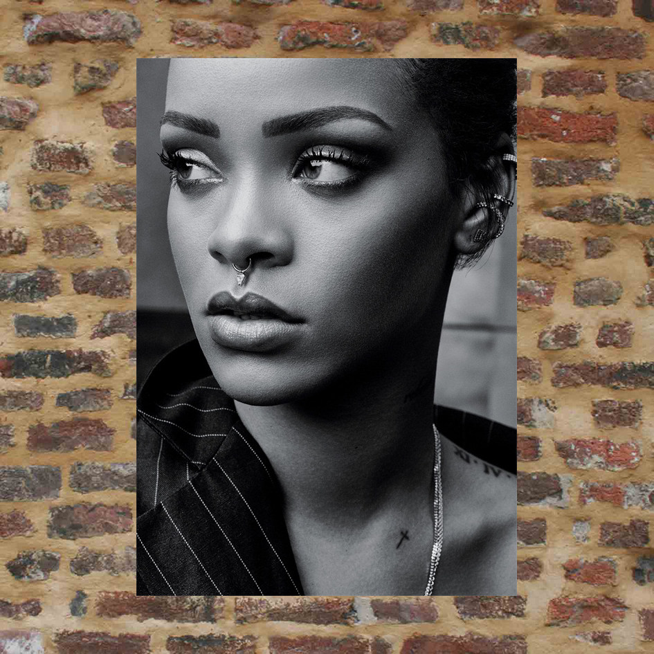 Rihanna poster customised R063 for a total of 500 pieces full 8 pieces of Rihanna Rihanna Rihanna