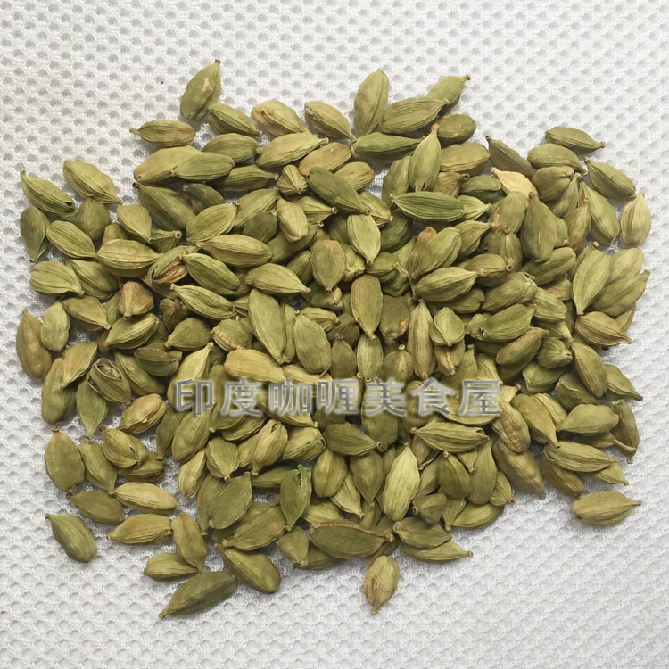 INDIAN FOOD INDIA SPICE GREEN CARDAMON GREEN CARDAMOM GREEN SMALL CARDAMOM 50G