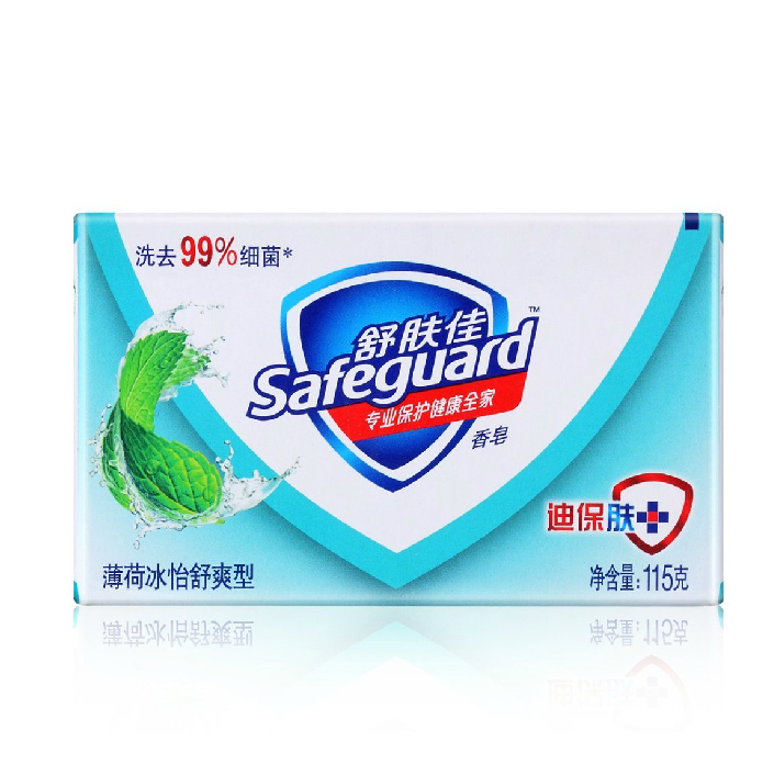 舒肤佳香皂 新升级二合一配方 薄荷冰怡舒爽型115克