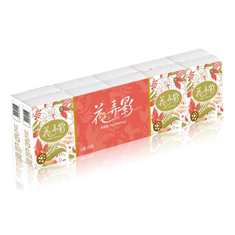 【苏宁易购】花弄影 手帕纸 2层10包装迷你手帕纸