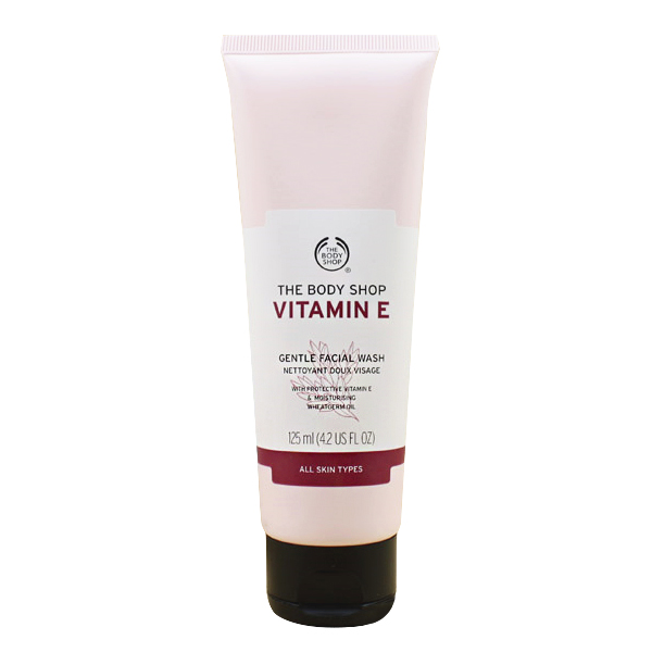 The body shop/美体小铺维他命E/VE抗氧化洁面乳去角质125ml