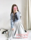 Tứ Xuyên và Trùng Khánh mùa thu và mây mùa đông và vùng biển Han yếu tố phong cách dân tộc retro cô gái phong cách quốc gia màu xám xanh phù hợp với hệ thống Sen
