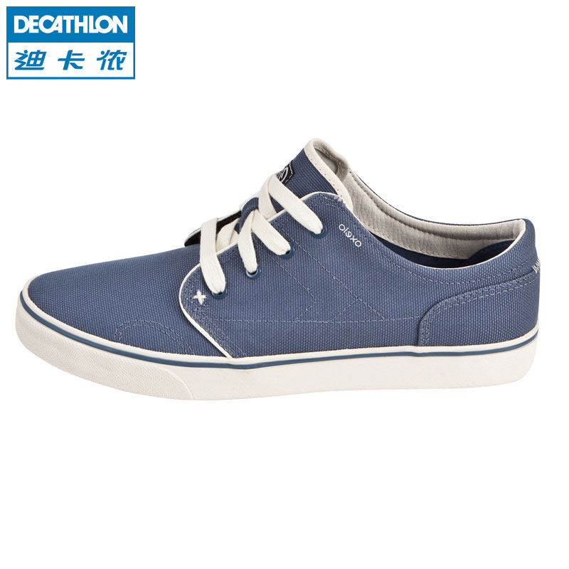 迪卡侬 帆布鞋男 低帮学生滑板鞋板鞋运动休闲潮多色百搭 OXELO