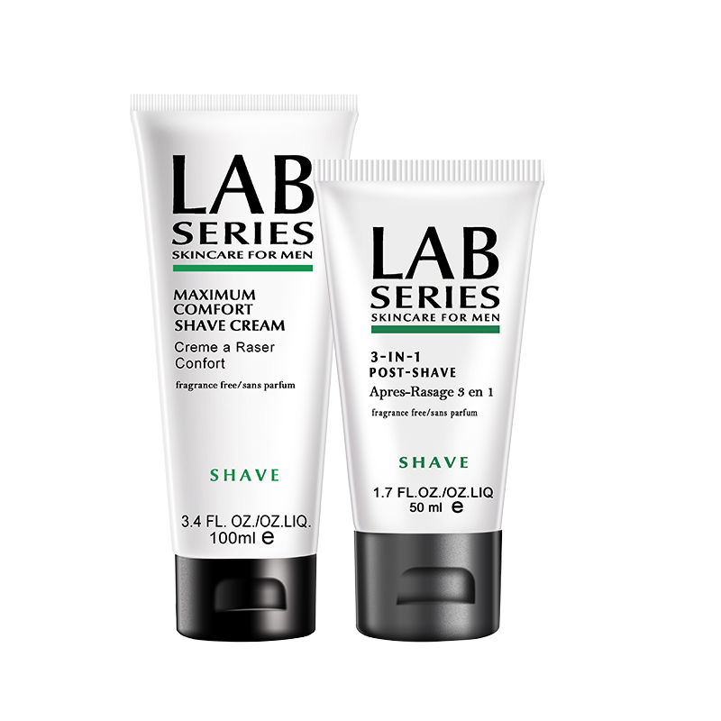 Lab Series/朗仕 男士剃须护理两件套装 剃须乳100ml+须后露50ml