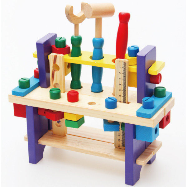 Children's Yi hands-dismantling tool table multi-function working chair screw nut combination baby screw toy