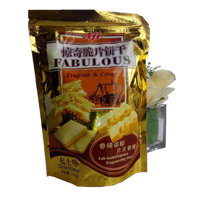【苏宁易购】Aji 尼西亚惊奇脆片饼干（起士味）200g/袋