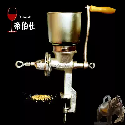Home-brewed beer Barley malt mill Malt grinder Craft beer equipment tools Adjustable hand shake