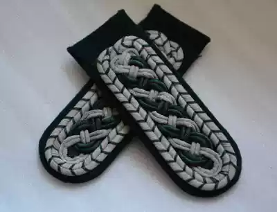 Original West Germany Federal Republic of Germany BGS Sergeant wire epaulettes Federal Border Force Sergeant Weaving shoulder type