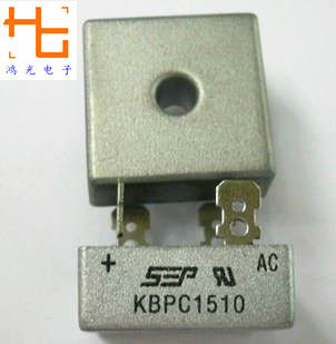Hon Light) SEP rectifier bridge 15A1000V square bridge KBPC1510 bridge stacking foot current voltage copper feet