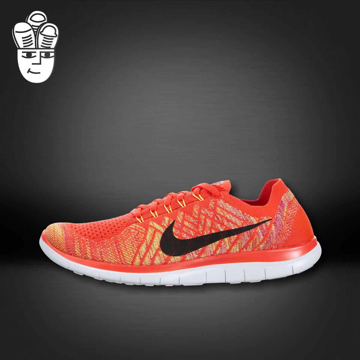 Nike Free 4.0 Flyknit耐克男子赤足跑鞋 超轻透气运动鞋 717075