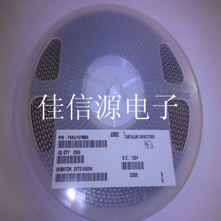 (Canon source) F93OJ107MBA original dress AVX Nichicon 6 3V 100UF B (3528)