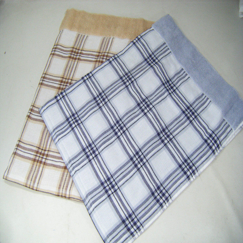 Famous brand defective jacquard square 140 curt soft 49*77cm double cotton pillow towel