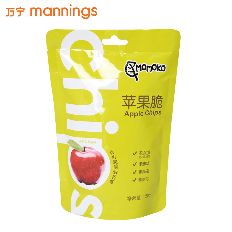 【万宁正品】Momoko苹果脆20g 休闲美味小零食 非油炸非高温