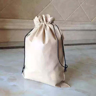 Factory wholesale custom non-woven bundle pocket hot embossed edge bundle pocket gift food advertising packaging bag