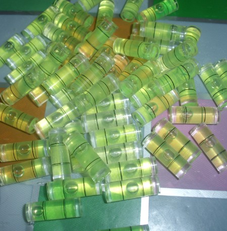 Manufacturer direct sales tubular acrylic standard bubble photo frame TV hanger horizontal bubble diameter 7 26mm