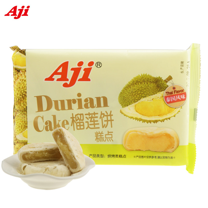 【天猫超市】Aji泰式风味榴莲饼糕点200g/包 休闲零食饼干点心$