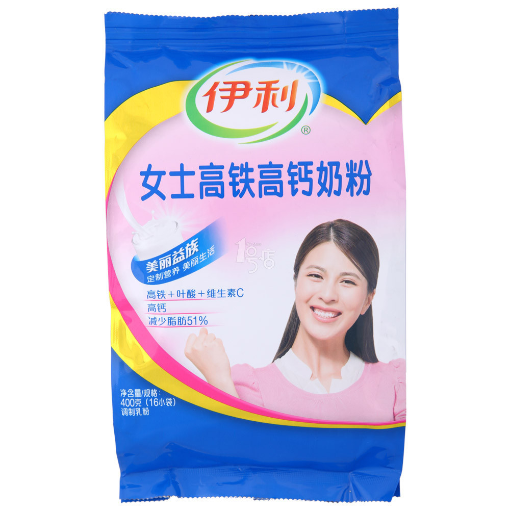 伊利 高铁高钙女士奶粉400g/袋 新老包装 随机发货