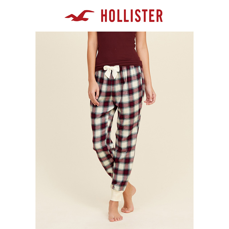 Hollister 图案慢跑休闲睡裤 女 103854