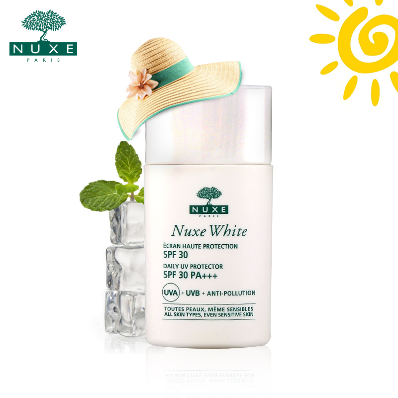 Nuxe/欧树花盈美白遮瑕保湿补水莹亮spf30防紫外线防晒隔离乳30ml