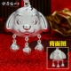 Sterling Silver Zodiac Chicken Baby Silver Bracelet 999 Sterling Silver Foot Silver Lock Long Life Lock Mặt dây chuyền Trẻ em Trẻ em Bạc