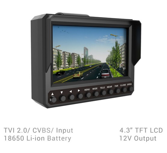 4 3-inch Haicang coaxial engineering Baodahua 4 Hop 1 coaxial film monitoring tester AHD Engineering Bao 1080p