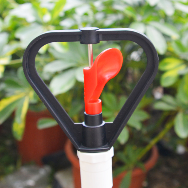 4 Points Plastic Banging Type Rain Shaped Shower Head Garden Lawn Lawn Greening Micro Spray Irrigation Spray Atomization Irrigation