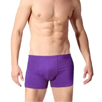 Chàng trai trẻ chất lượng chải bông thủy triều quần boxer eo quần lót đồ lót cotton không thể mua được bóng quan sip