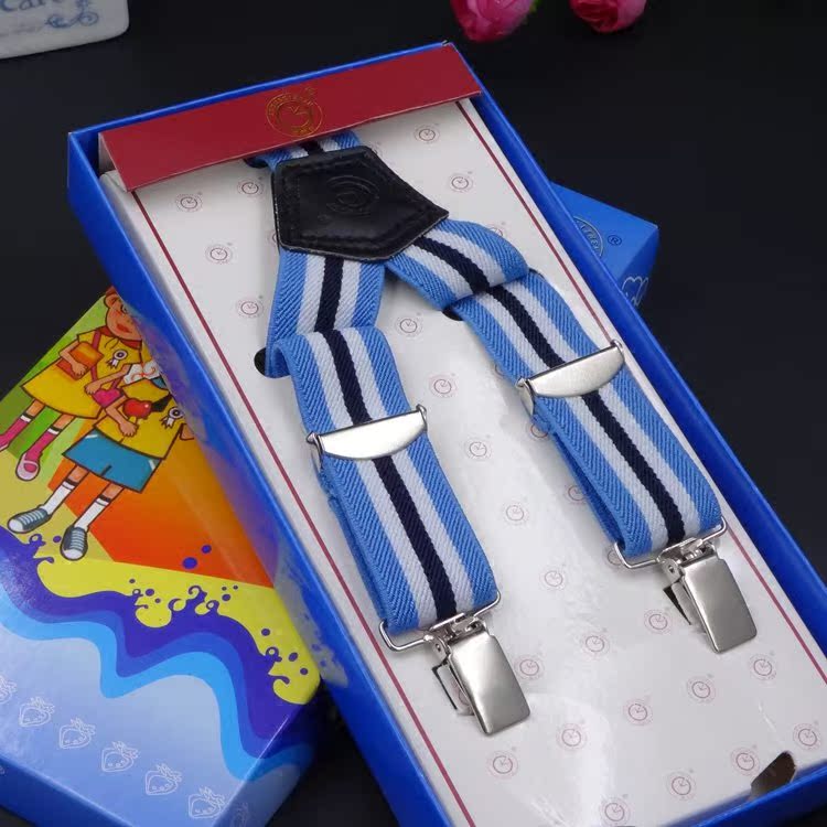 Children's striped baby bag clip baby baby bag pants clip baby suspender belt boys and girls elastic hug baby bag pants baby baby bag clip