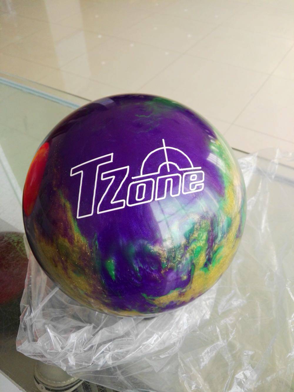 American original imported Tzone purple green bowling straight ball flying saucer ball arc reins 8 to 14 lbs
