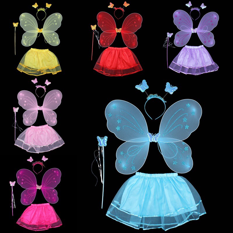 Children's Day Performance with Props Elf Butterfly Wings Little Girl's Butterfly Toy Wings Butterfly Wings