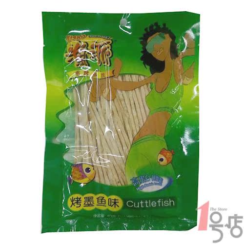 鲜得味 渔派香烤鱼丝 烤墨鱼味 40g 泰国