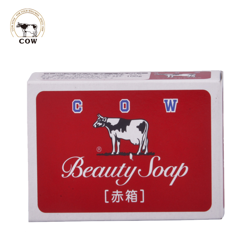 日本Cosme大赏 COW/牛牌 日本进口 美肤香皂(滋润)100g 牛奶香皂